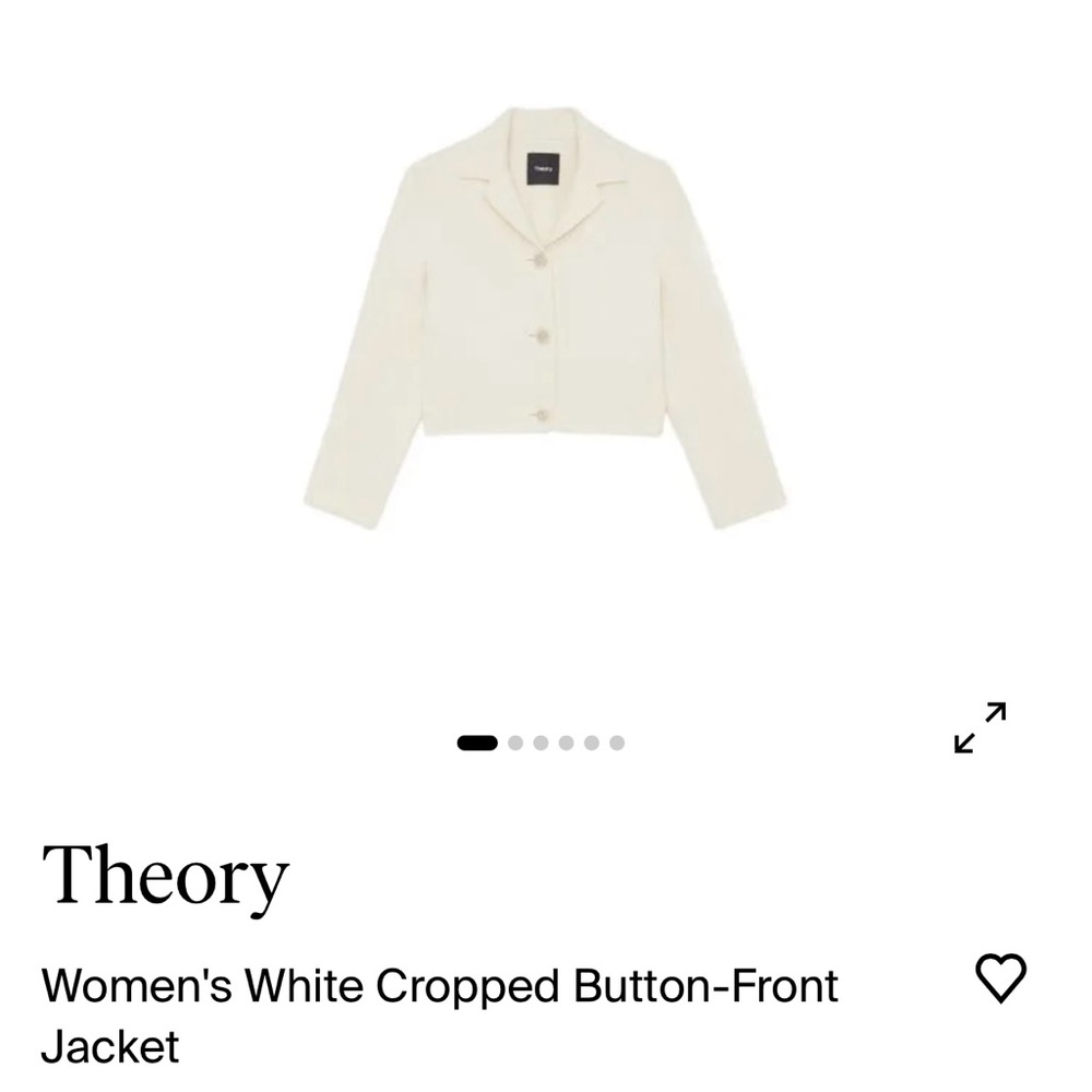 Theory Cream Women's Blazer NWT - Picture 3 of 7